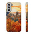 An Urban Autumn Overlook - Impact Resistant Phone Case Samsung Galaxy S22 Plus Matte